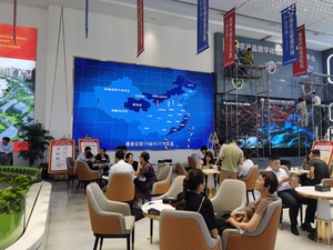 售楼部LED显示屏
项目名称:三峡智慧冷链物流港